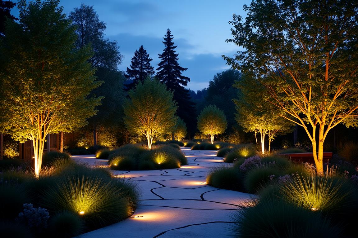 Belysningsdesign for uterom med LED-lys